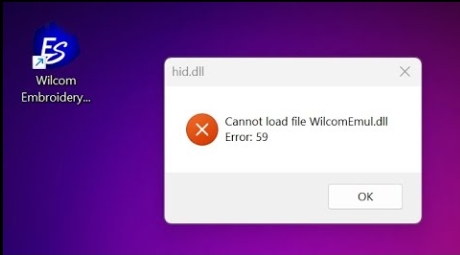 Correção erro 59 WilcomEmul.dll do Wilcom e4.2 - Imagem 3