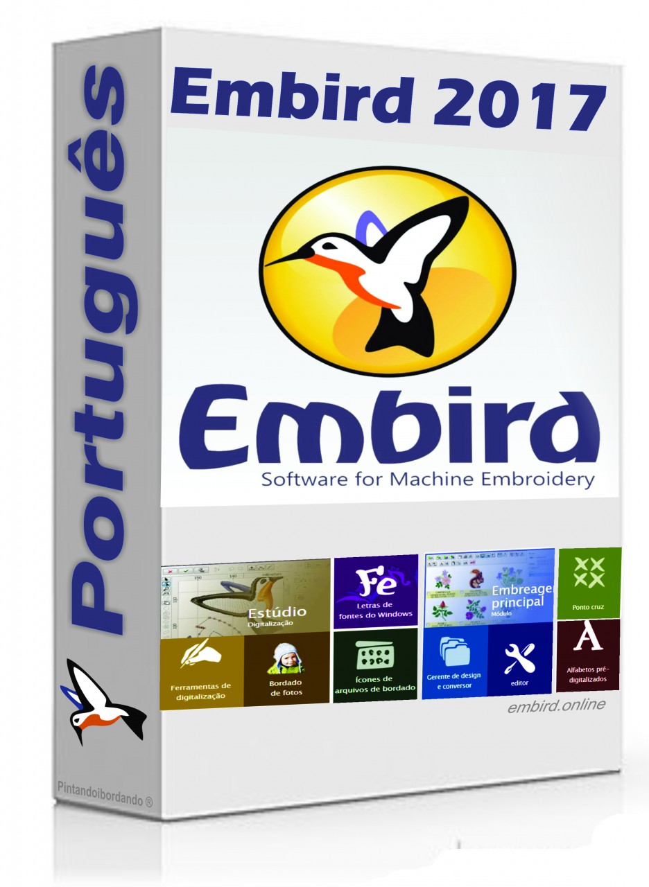 Embird 2017 Português completo todos Plugins